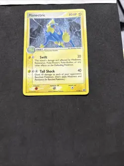 Pokemon Card Manectric 7/106 - Ex Emerald - Holo-Eng-Swirl-Good! - Image 3