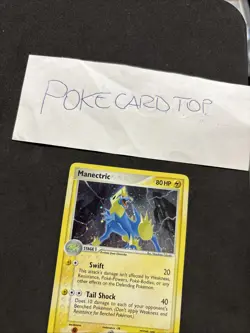 Pokemon Card Manectric 7/106 - Ex Emerald - Holo-Eng-Swirl-Good! - Image 4