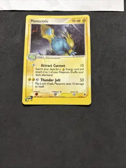 Pokemon Card Manectric 9/109 Holo EX Ruby & Sapphire-Eng-good! - Image 3