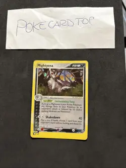 Pokemon Card Mightyena 10/109 Ex Ruby e Sapphire -Eng-Holo-Good! - Image 1