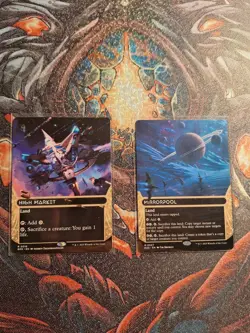NM Mirrorpool #27 Borderless Edge of Eternities: Stellar Sights MTG + Bonus Card - Image 1