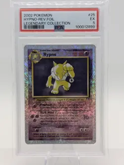 Hypno Legendary Collection Reverse Holo Card 25/110 PSA 5 - Image 1