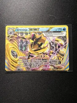 Pokemon TCG 2016 Greninja Break 41/122 XY-Breakpoint Rare Card - Image 1
