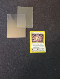 Team Rocket's Meowth #18- Wizards Black Star Promo Pokemon Card - Image 2