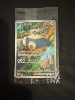 Pokemon Scarlet Violet 151 TCG Snorlax SVP 051 Promo Card Sealed - Image 1