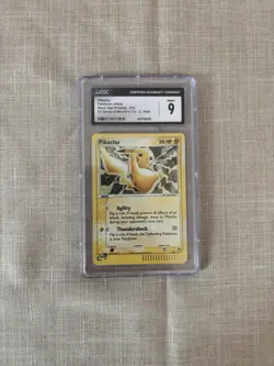 CGC 9 MINT Pikachu 2003 Black Star Promos 012 Holo Pokemon Card - Image 3