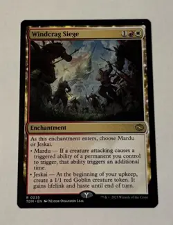 MTG Windcrag Siege - Tarkir: Dragonstorm LP - Image 1