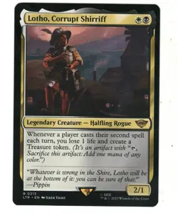 MTG Lotho Corrupt Shirriff Universe Beyond Lord of Rings Magic The Gathering TCG - Image 1