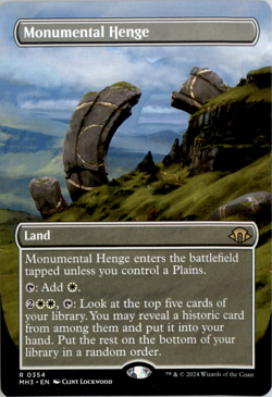 Monumental Henge (Borderless) - Modern Horizons 3 - Image 1