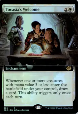 Tocasia's Welcome (Extended Art) The Brothers' War BRO Foil NM - Image 1