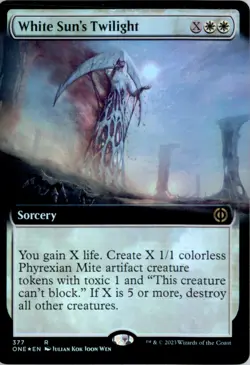 White Sun's Twilight (Extended Art) Phyrexia: All Will Be One ONE Foil NM - Image 1