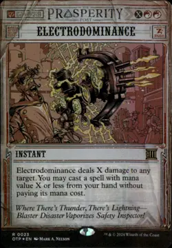Electrodominance Outlaws of Thunder Junction: Breaking News OTP Foil NM - Image 1
