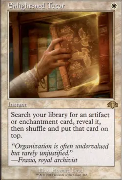 Enlightened Tutor (Retro Frame) Dominaria Remastered DMR Normal NM - Image 1
