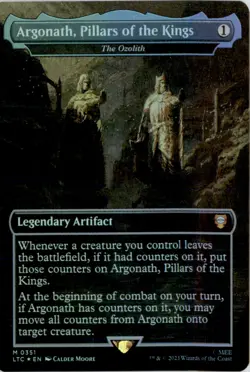 Argonath, Pillars of the Kings - The Ozolith The Lord of the Rings: LTC Foil NM - Image 1