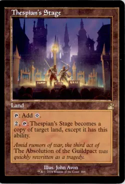 Thespian's Stage (Retro Frame) Ravnica Remastered RVR Normal NM - Image 1