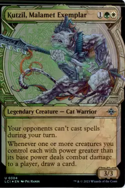 Kutzil, Malamet Exemplar (Showcase) The Lost Caverns of Ixalan LCI Foil NM - Image 1