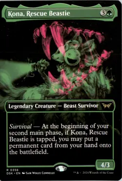 Kona, Rescue Beastie (Showcase) Duskmourn: House of Horror DSK Normal NM - Image 1