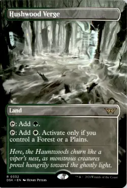 Hushwood Verge (Borderless) Duskmourn: House of Horror DSK Normal NM - Image 1