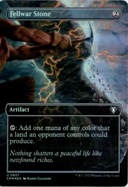 Fellwar Stone (Borderless) Commander Masters CMM Foil NM - Image 1