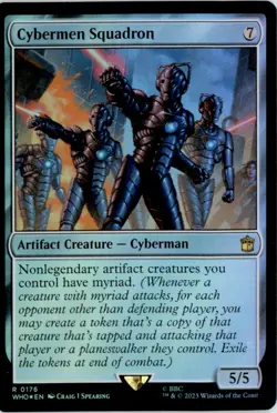 Cybermen Squadron Universes Beyond: Doctor Who WHO Foil NM - Image 1