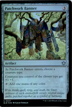 Patchwork Banner Bloomburrow BLB Foil NM - Image 1