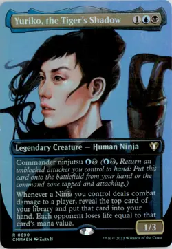Yuriko, the Tiger's Shadow (Borderless) Commander Masters CMM Foil NM - Image 1