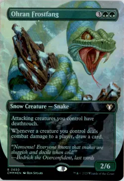 Ohran Frostfang (Borderless) Commander Masters CMM Foil NM - Image 1