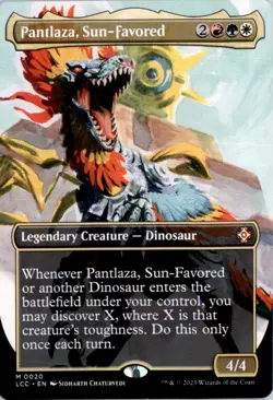 Pantlaza, Sun-Favored (Borderless) Commander: The Lost Caverns of Ixalan LCC NM - Image 1