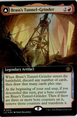 Brass's Tunnel-Grinder (Extended Art) The Lost Caverns of Ixalan LCI Foil NM - Image 1