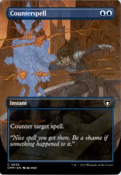 Counterspell (Borderless) Commander Masters CMM Normal NM - Image 1