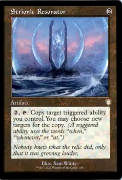 Strionic Resonator (Retro Frame) Commander: The Brothers' War BRC Normal NM - Image 1