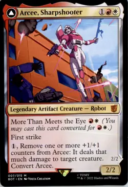 Arcee, Sharpshooter Universes Beyond: Transformers BOT Normal NM - Image 1