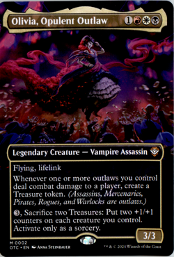 Olivia, Opulent Outlaw (Borderless) - Commander: Outlaws of Thunder Junction - Image 1
