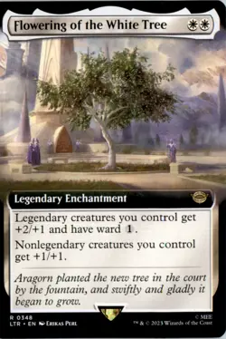 Flowering of the White Tree (Extended Art) The Lord of the Rings LTR Normal NM - Image 1