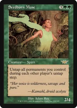 MTG RARE Seedborn Muse Legions #138 Mint/NM - Image 1