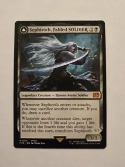 MTG Sephiroth, Fabled Soldier #0115 Final Fantasy Near Mint - Image 1