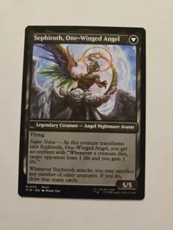 MTG Sephiroth, Fabled Soldier #0115 Final Fantasy Near Mint - Image 2