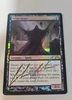 1x Foil Crypt Ghast (NM)(Signed By Artist Chris Rahn) - Gatecrash - MTG - Image 2