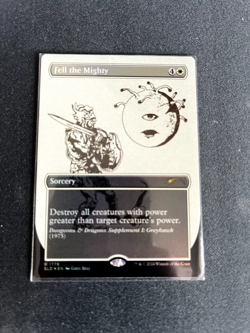Fell the Mighty MtG Secret Lair x Dungeons & Dragons: 50th Anniversary Foil - Image 1