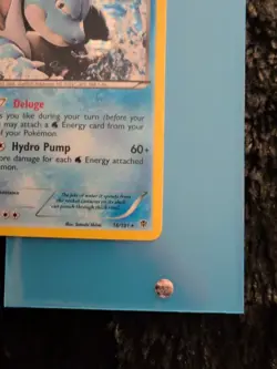 Pokemon Card Blastoise 16/101 B&W Plasma Blast Holo Rare NM - Image 5