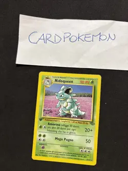 Pokemon Card Nidoqueen 23/64 1ST- Jungle -ita-NO holo-exc/nm - Image 1