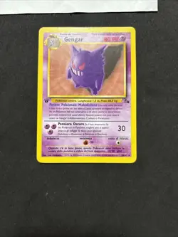 Pokemon Card Gengar 20/62 1ST-Fossil -Ita-no Holo-exc/nm! - Image 3