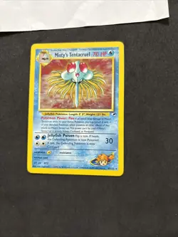 Pokemon Card Misty’s Tentacruel 10/132 gym Challenge Holo-Eng-exc! - Image 3