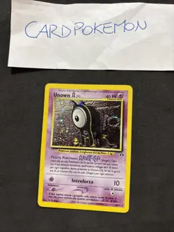 Pokemon Card Unown 14/75- Set Neo discovery-Ita-Holo-Good! - Image 1