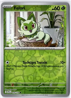 Pokemon Felori 016/159 - Reisegefahrten - Reverse Holo Near Mint Deutsch - Image 1