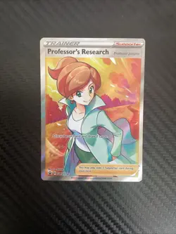 Pokemon Card Professor's Research SWSH152 Black Star Promo - Near Mint - Image 1