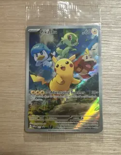 Pikachu #27 SEALED Pokemon TCG Black Star Promo Paldea Evolved Free Shipping NM - Image 1