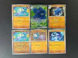 Glimmora EX (+1/HOLO) + Glimmet (x4/1 RevHOLO) 6-card Pokemon lot - ships PWE - Image 1
