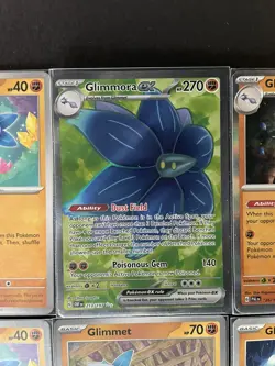 Glimmora EX (+1/HOLO) + Glimmet (x4/1 RevHOLO) 6-card Pokemon lot - ships PWE - Image 3