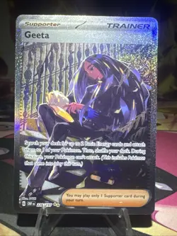 Geeta SIR 226/197 SV03: Obsidian Flames Pokemon TCG NM Holo - Image 1